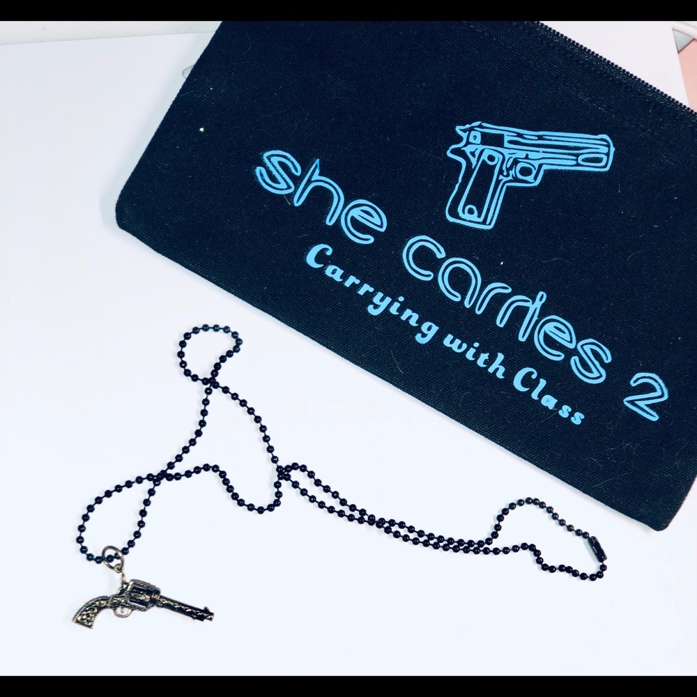 She Carries 2:  Revolver Necklace